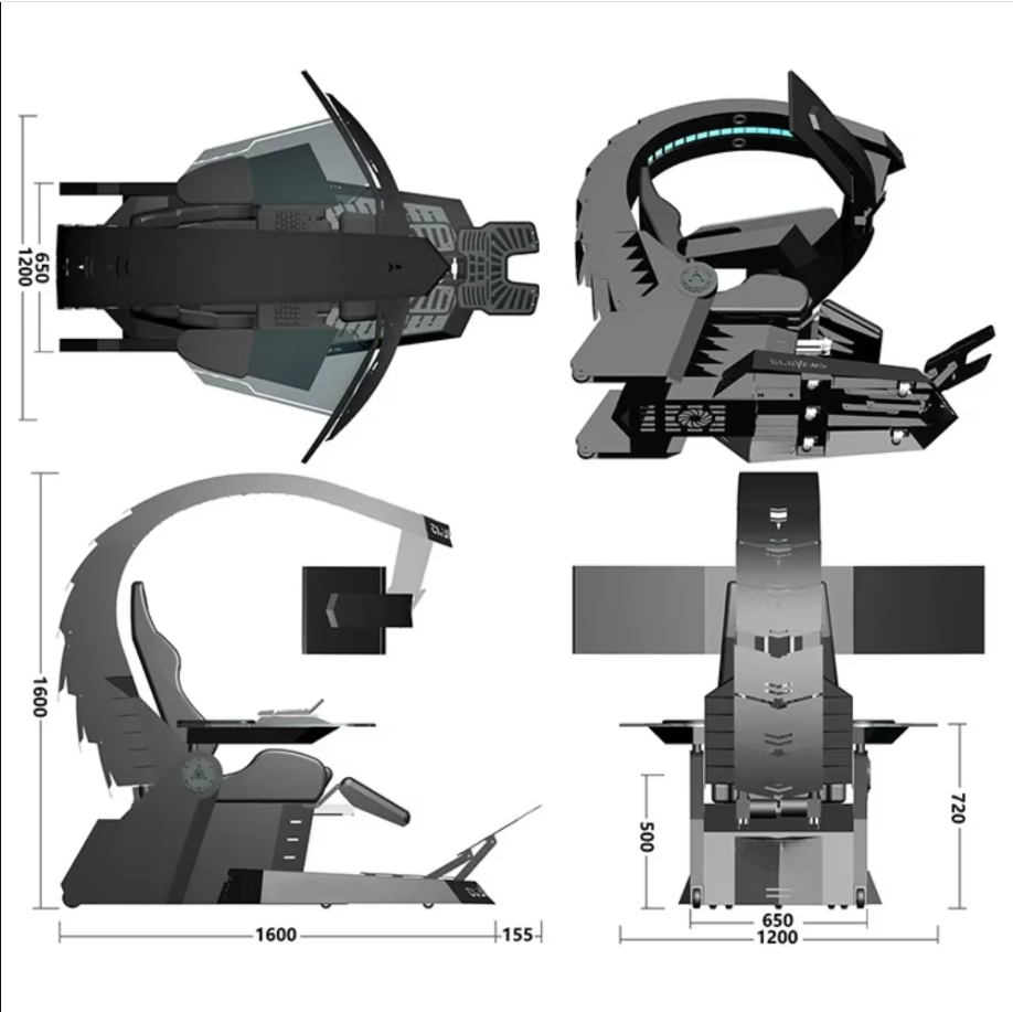 Zero Gravity Racing Gaming Chair Height Adjustable Massage Gaming Chair