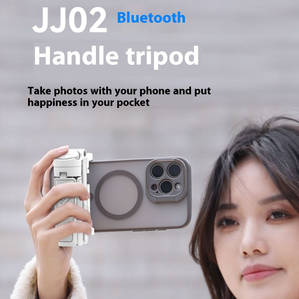 Bluetooth Selfie Handle Tripod Handheld Stable Camera Aid Portable