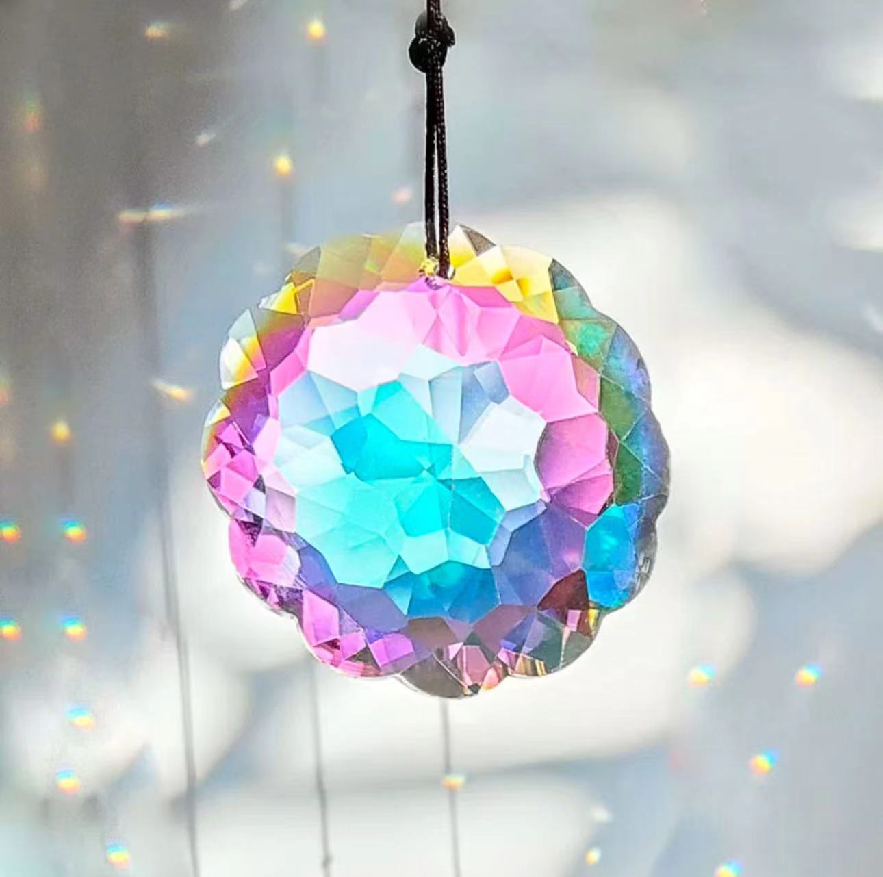 Love Sun Catcher Pendant Crystal Pendant