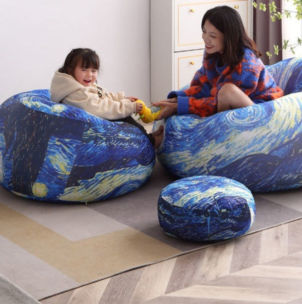 Lazy Sofa Bean Bag Removable Washable Balcony Lying