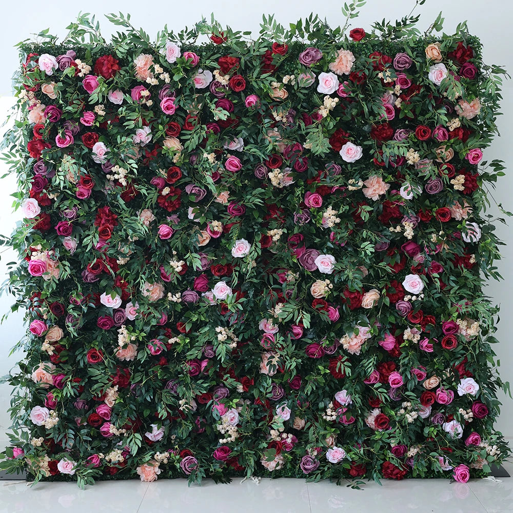White Rose Wall Simulation Available Realistic Artificial Flower Wall Artificial Backdrop 8ft X 8ft