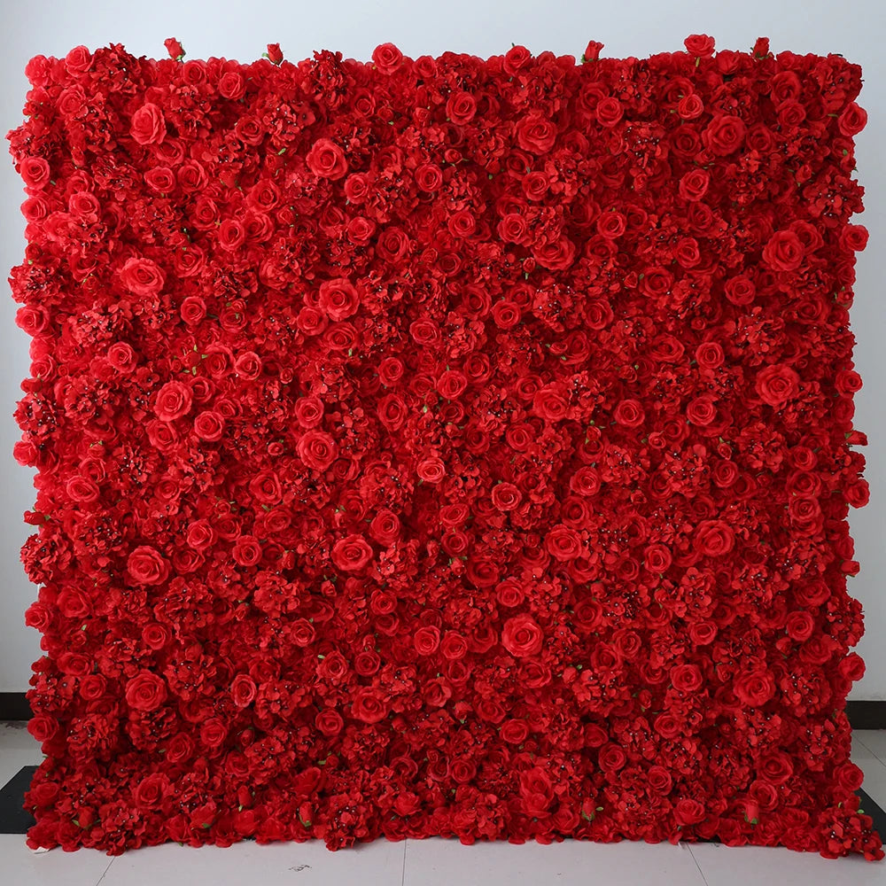 White Rose Wall Simulation Available Realistic Artificial Flower Wall Artificial Backdrop 8ft X 8ft