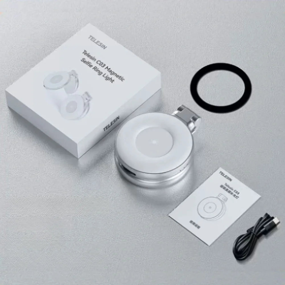 AllinOne Phone Camera Handle: Grip Remote & Fill Light for Perfect Shots