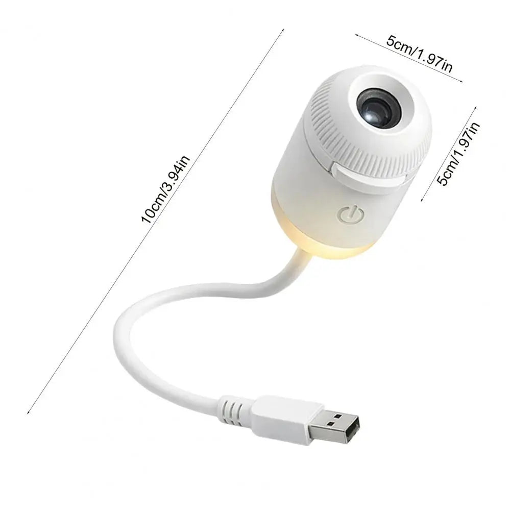 2-in-1 Star Projector Night Light with Touch Control Adjustable Brightness Nightlight USB Portable Starry Sky Projector