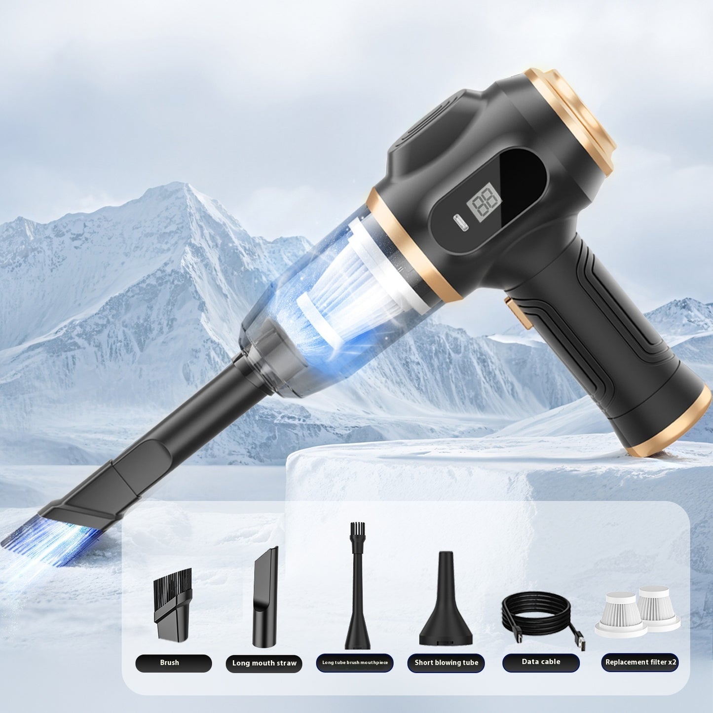 Vacuum Cleaner Portable Multi-functional Integrated Wireless Car