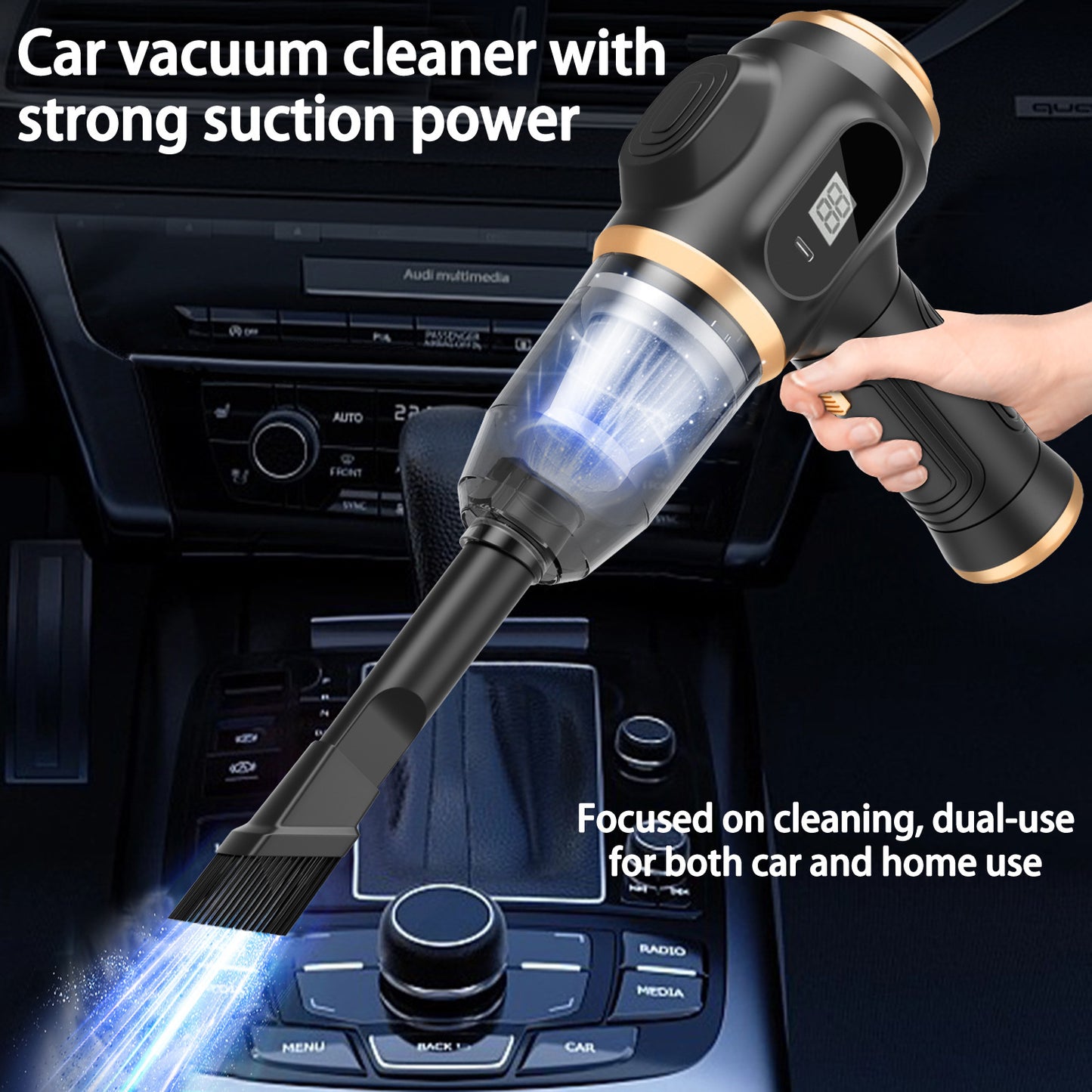 Vacuum Cleaner Portable Multi-functional Integrated Wireless Car