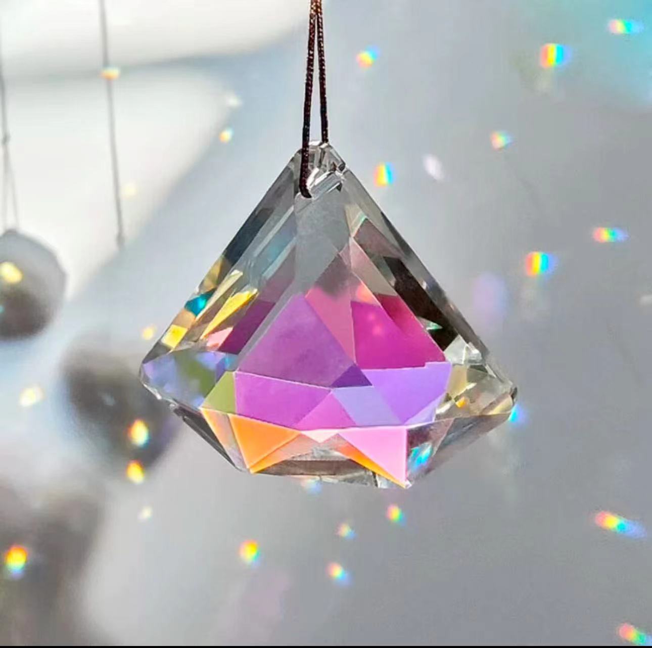 Love Sun Catcher Pendant Crystal Pendant