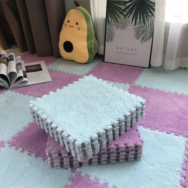 Household Plush Splicing Blocks Thickened Floor Shop Foam Mats