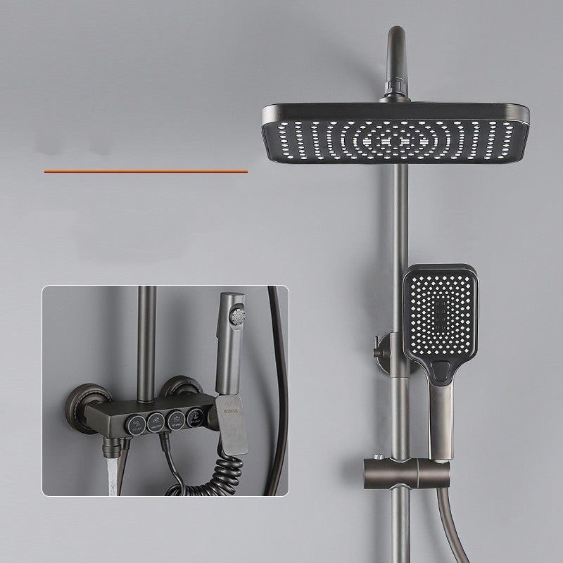 Pressurized Shower Head In The Home Bathroom