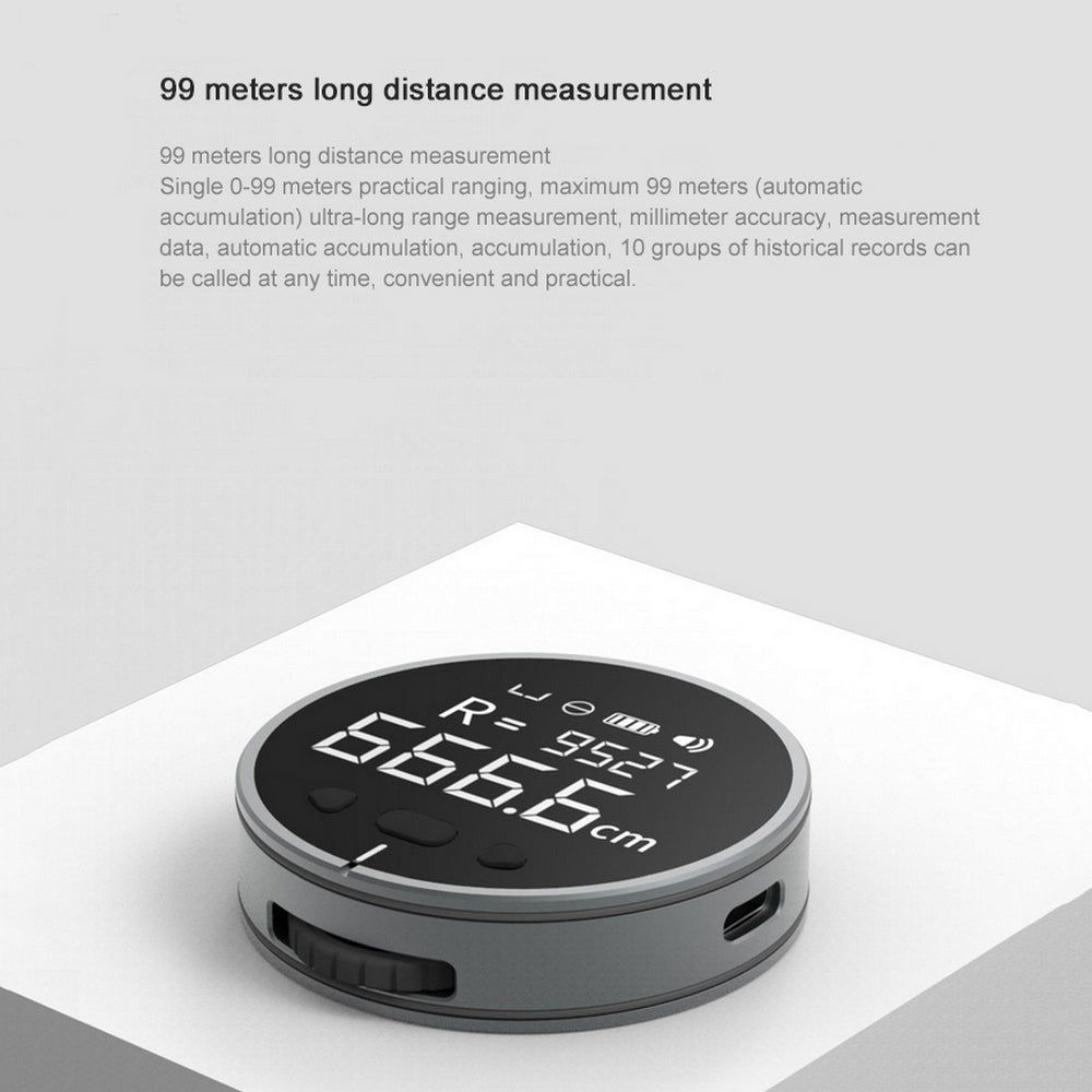 Laser Rangefinders Electronic Measuring Ruler Tape Measure HD Digital LCD Display High Precision Electronic Measuring Ruler Tool