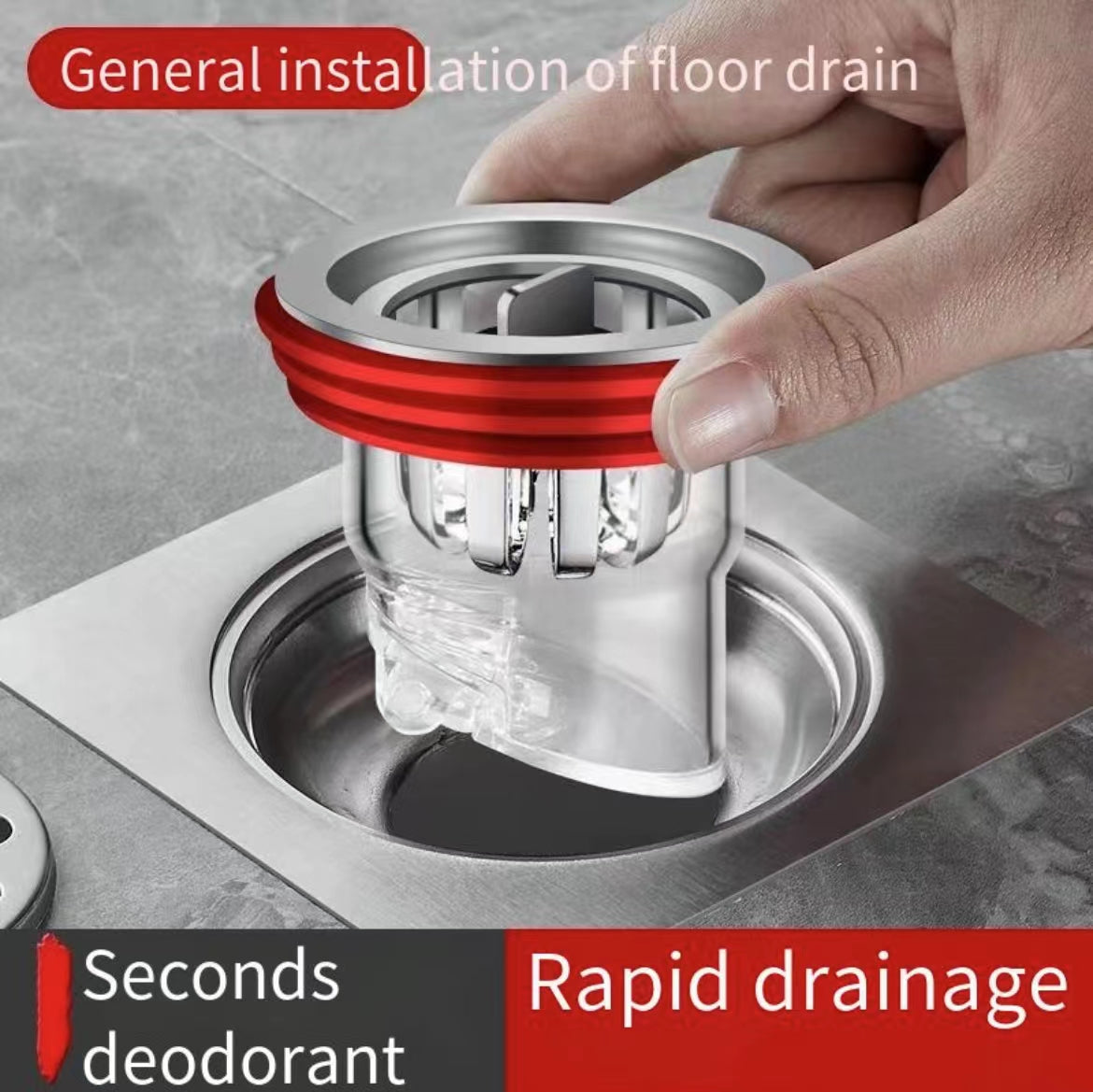 Toilet Magnetic Suspension Floor Drain Deodorant Core